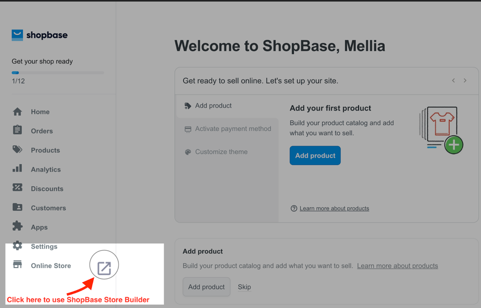 ShopBase Store Builder easy to use